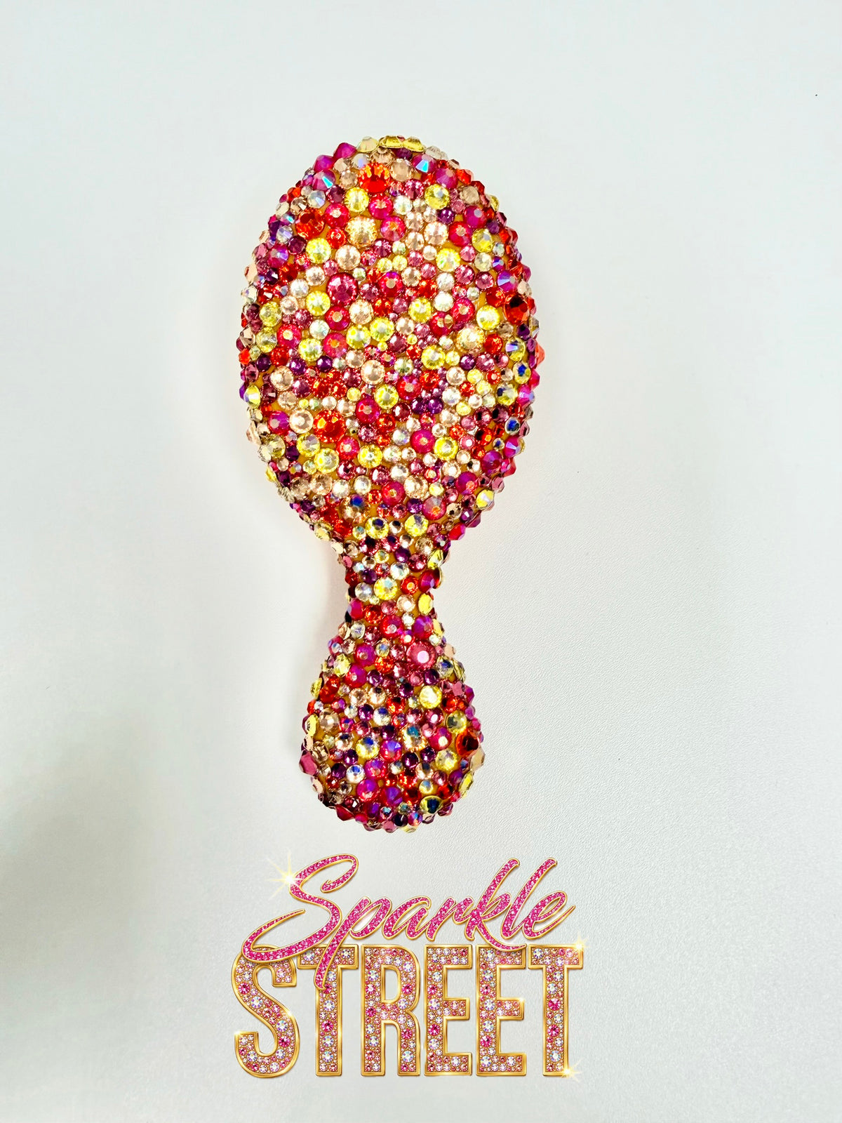 Strawberry Lemonade Bling Hair Brush