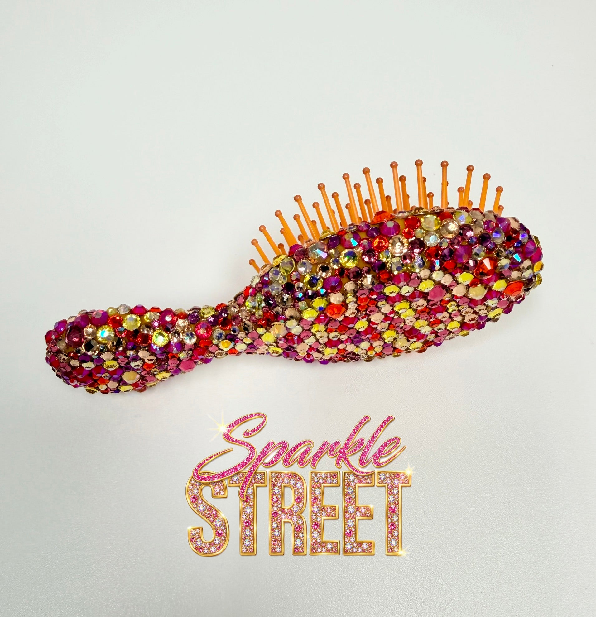 Strawberry Lemonade Bling Hair Brush